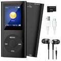 MP3 Player🔥 | Black | With Bluetooth 5.0 | Music Player With 32GB TF Card | FM,Earphone | Portable Hifi Music Player